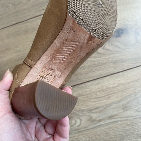 PAIGE Tan Leather Booties - Picture 12 of 15